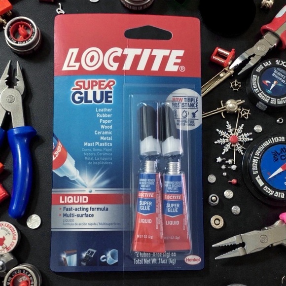 LOCTITE Super Glue Liquid – 2 Pack, Clear, 2g Tubes – NWT - Picture 2 of 6